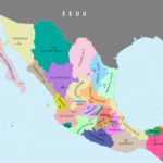 Mapa de los estados de México