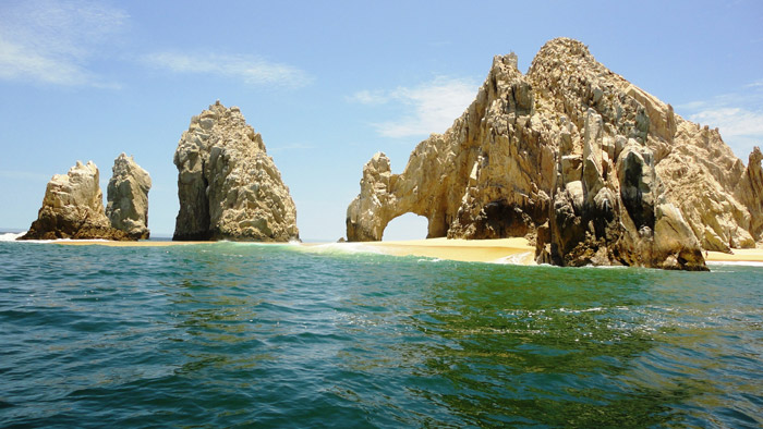 El archifamoso Arco de Cabo San Lucas