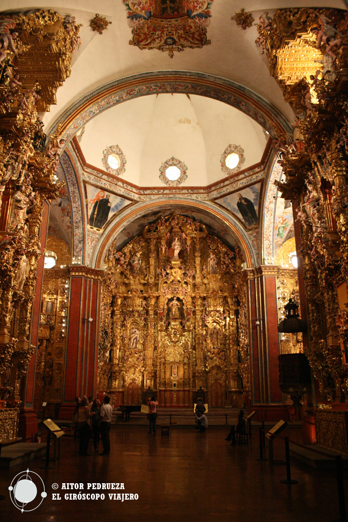 El retablo de la Iglesia de San Francisco Javier