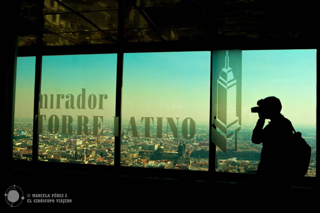 Puntos fotográficos sobran desde el mirador de la Torre Latinoamericana