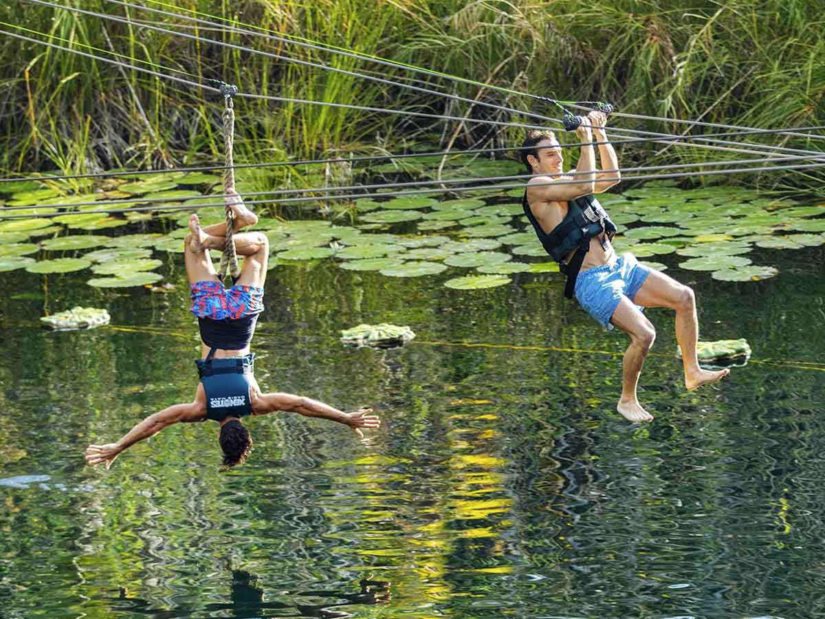 Tirolesas en Xenotes