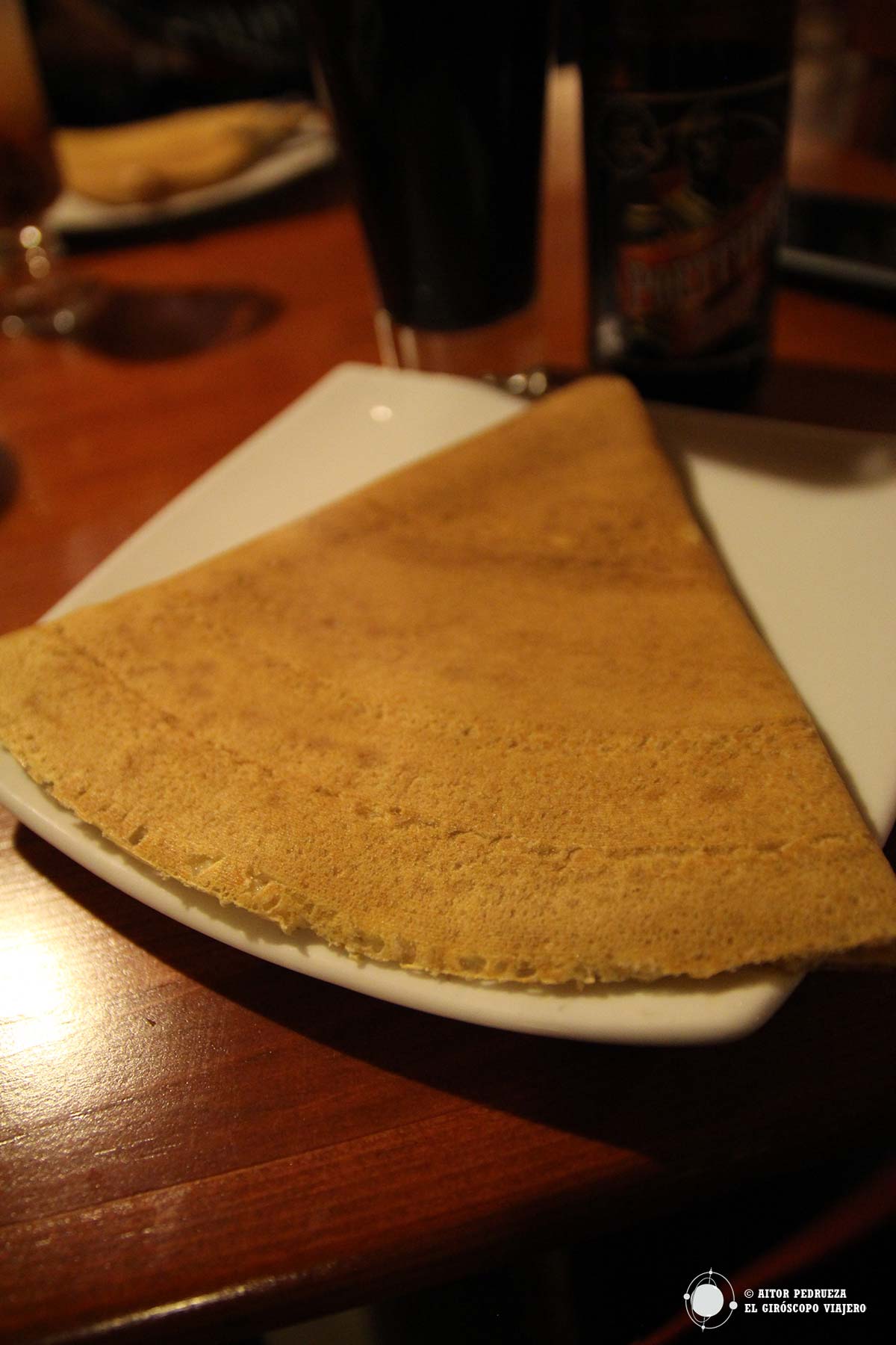 Deliciosas crepes en el café Verbo de Méndez